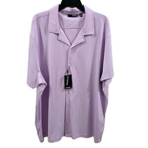 Mens Murano Liquid Luxury New Hybrid Short Sleeve Shirt Cotton 3XB